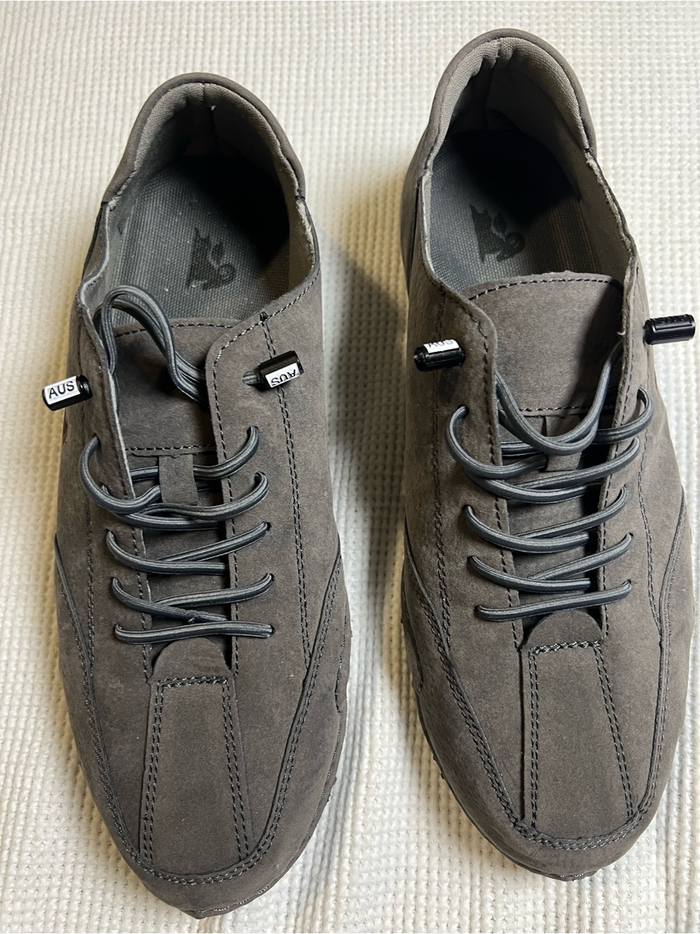 AUS Suede Slip-On Loafers in Gray - Comfortable Everyday Style
